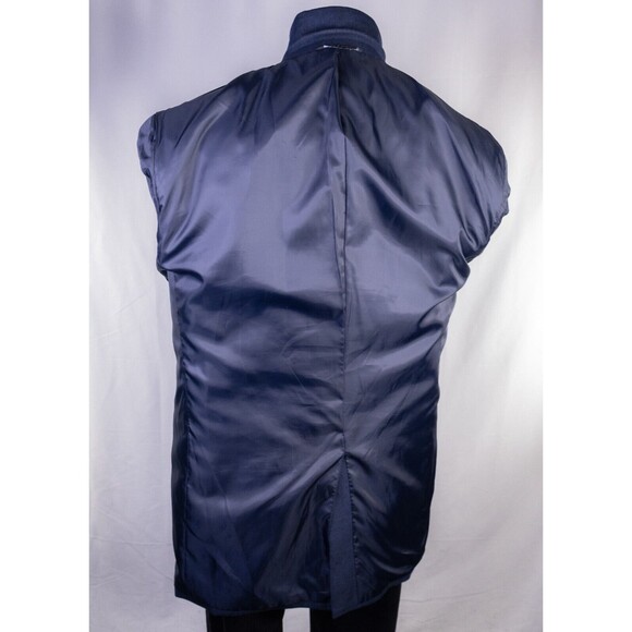 Joseph & Feiss Sport Coat Jacket Blazer Windowpane Poly Blend Sz 44XL Two Button - Picture 12 of 13